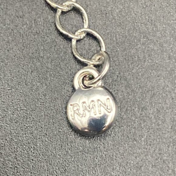 Vtg Roman RMN Necklace Interchangeable 7 Pendant Green Purple Yellow Pink Box - Picture 8 of 13